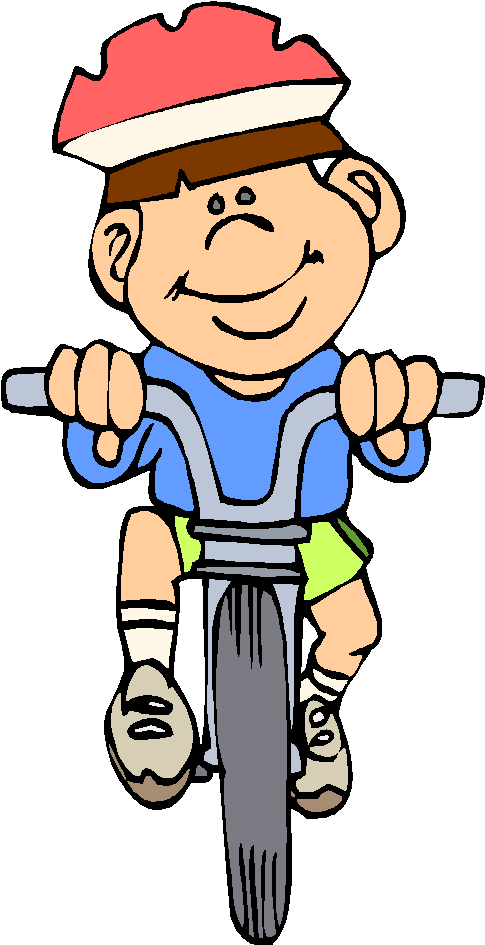 Riding A Bike - He Can Ride A Bike Clipart - Png Download (488x959), Png Download