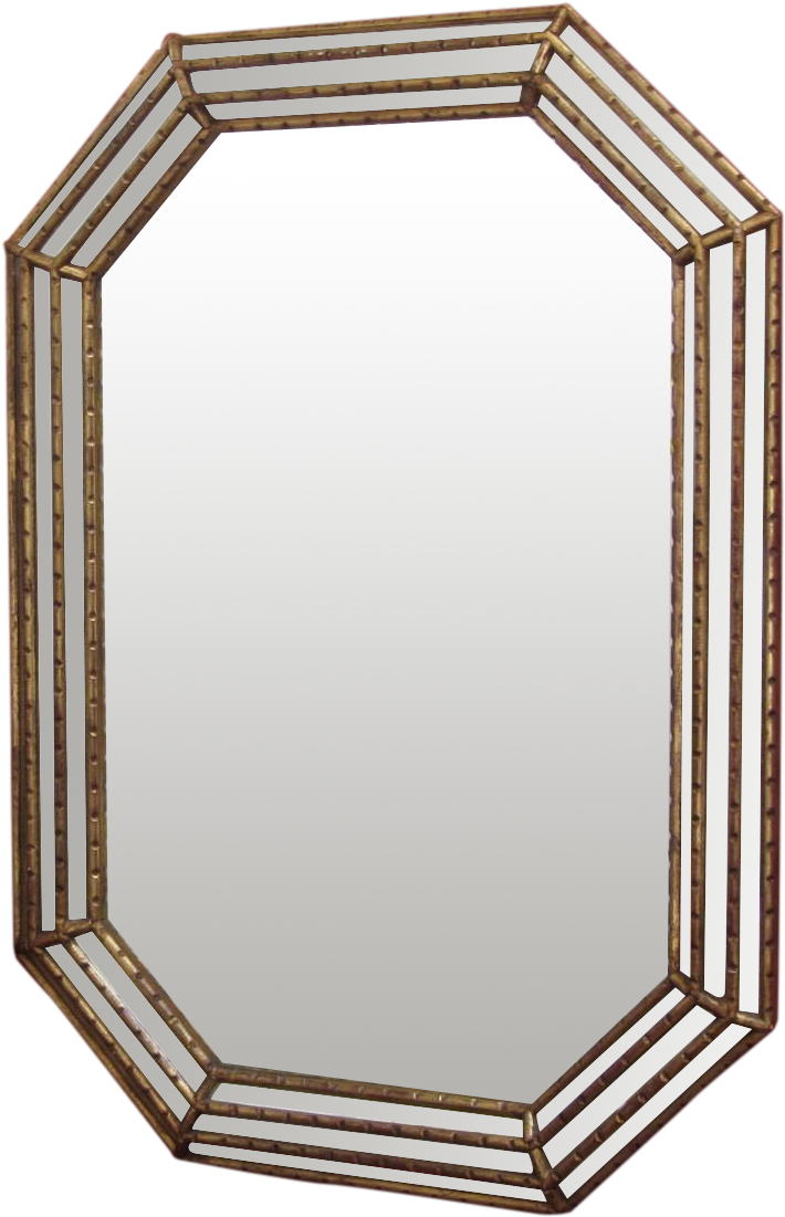 Modern Mid Century Modern Mirror Vintage Project Sewn - Mid Century Modern Mirrow Clipart (1100x1100), Png Download