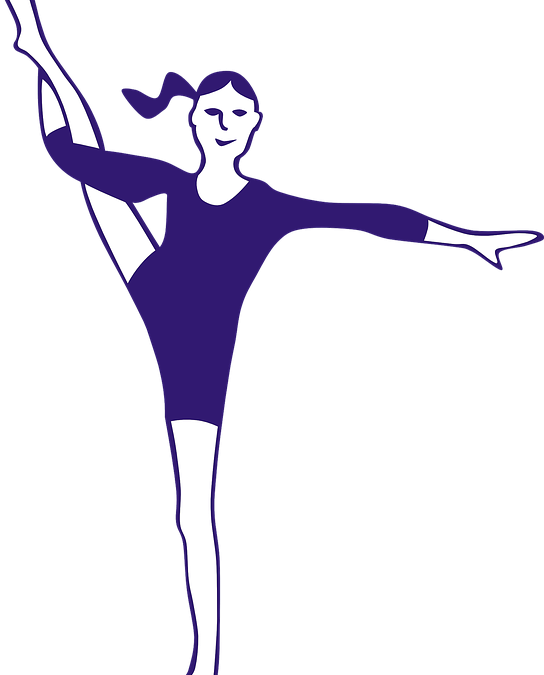 Gymnastics Clipart (544x675), Png Download