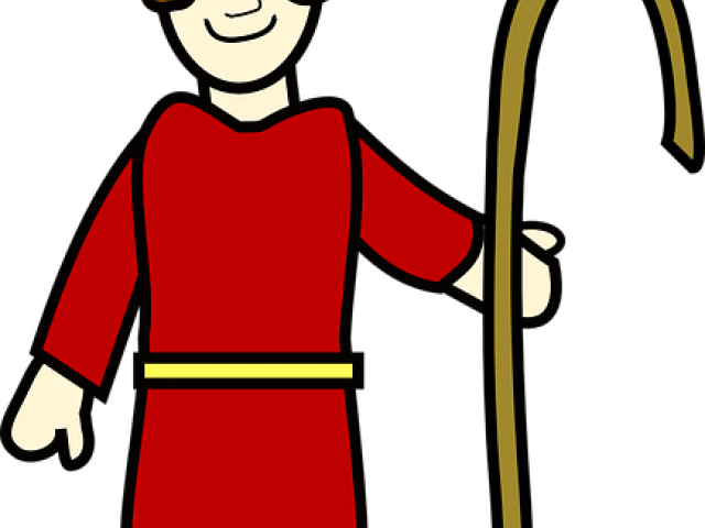 Bible Clipart Village - Cartoon Shepherd Png Transparent Png (640x480), Png Download