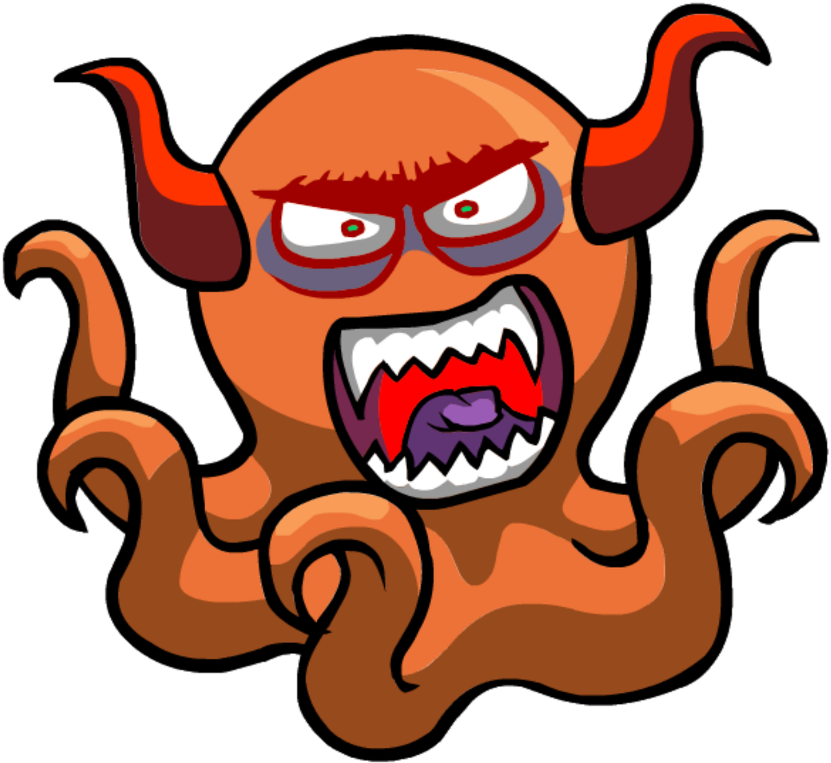 Cartoon Monsters Images 2, Buy Clip Art - Cartoon Monster No Background - Png Download (781x720), Png Download