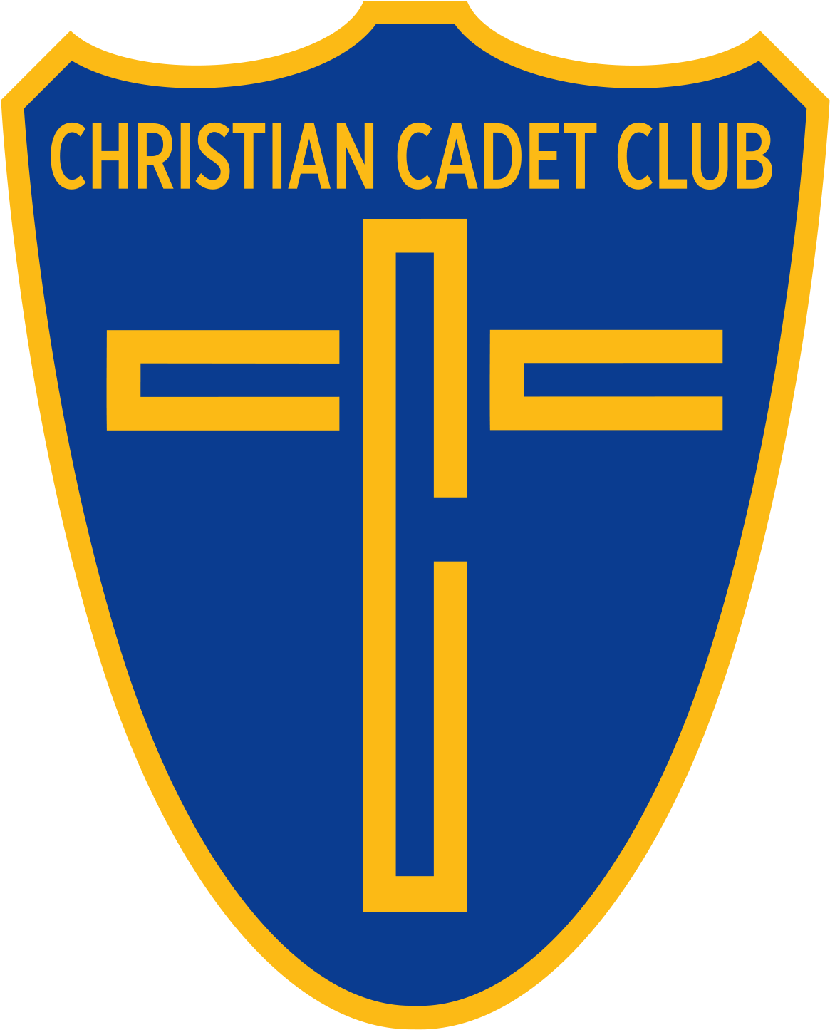 Christian Cadet Club Emblem Blue And Gold - Cadets Christian Reformed Church Clipart (1172x1451), Png Download