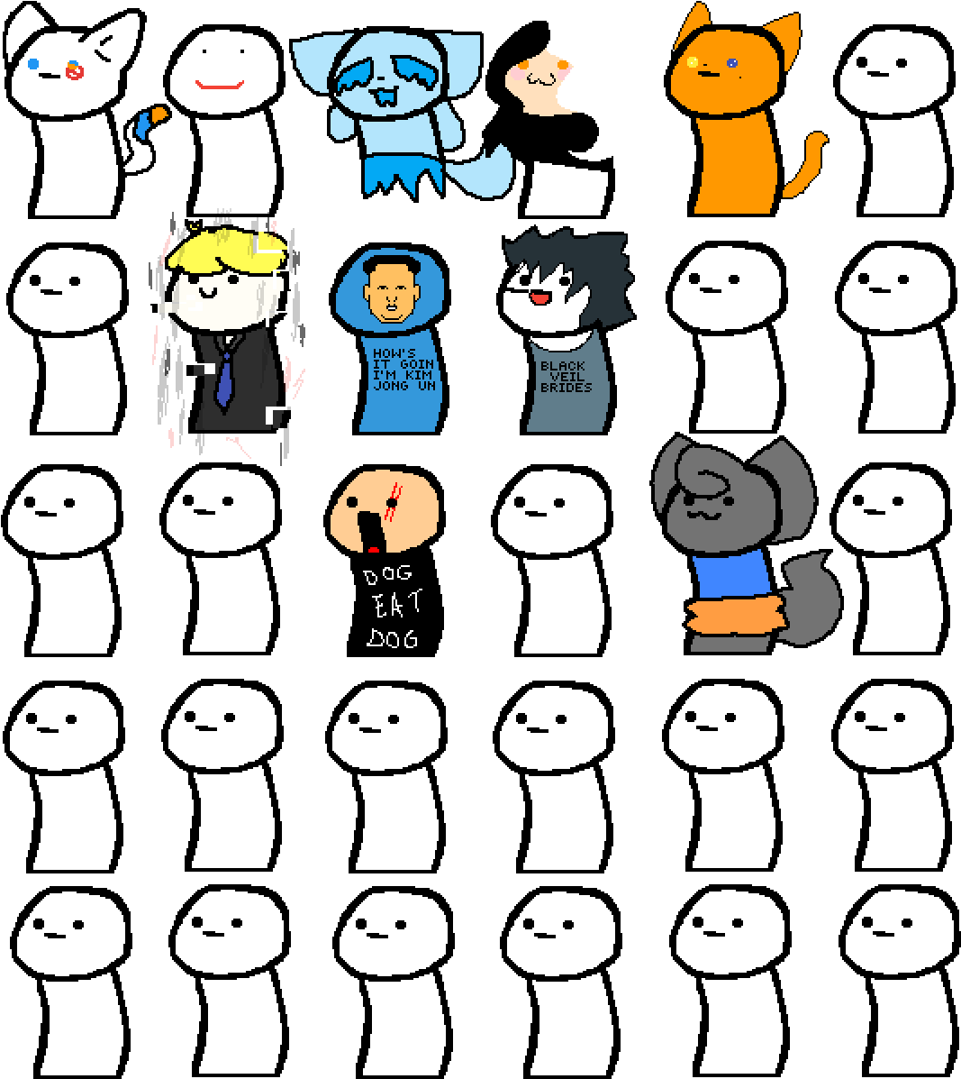 Kim Again By Ryan2004 - Drawing Clipart (1200x1200), Png Download