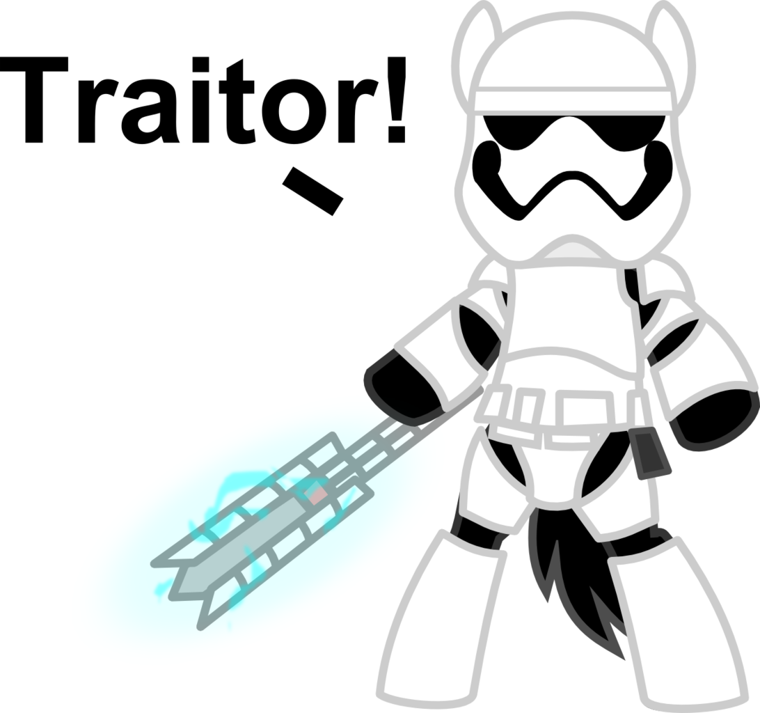 Star Wars - My Little Pony Stormtrooper Clipart (640x600), Png Download