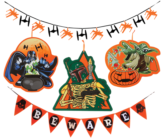 Star Wars Decorating Kit - Star Wars Party Decoration Kit Clipart (650x556), Png Download