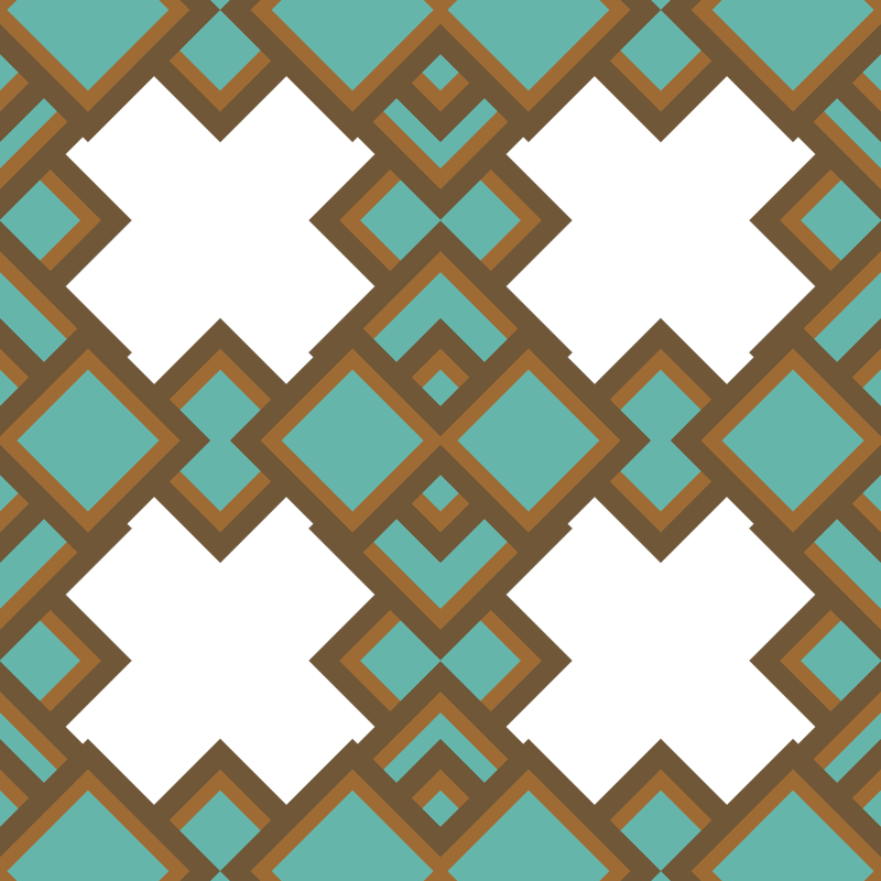 Art Nouveau Wobotmonsta Spoonflower - Textile Clipart (800x800), Png Download