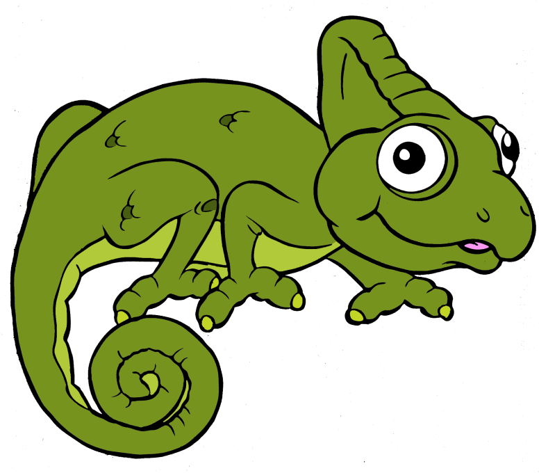 10a - صور حيوانات رسوم ملونه Clipart (800x679), Png Download