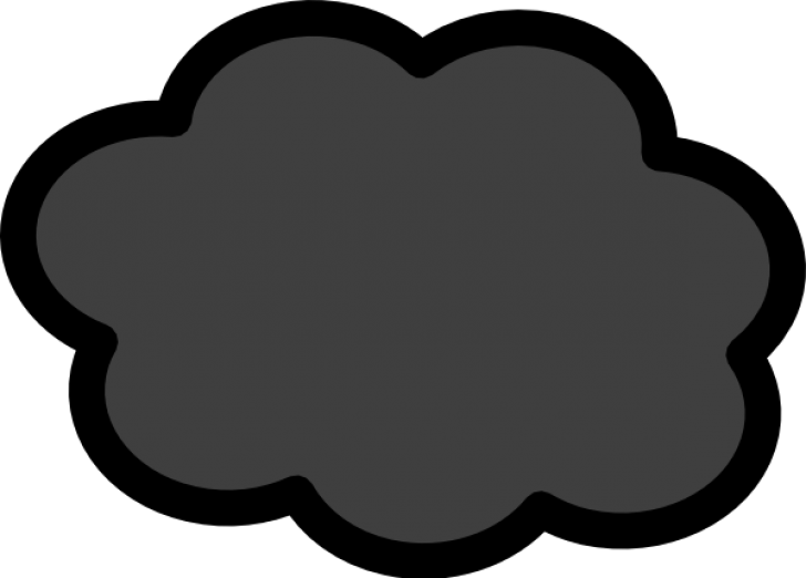 Permalink To Storm Cloud Clipart Clipart - Clip Art - Png Download (728x522), Png Download