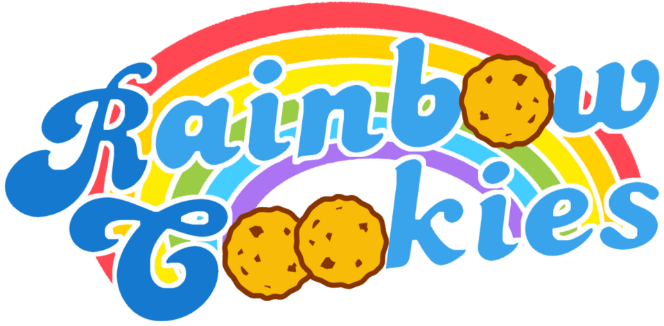 Mq Rainbow Rainbows Clouds Cookie Cloud Words - Rainbow Clipart (1024x1024), Png Download