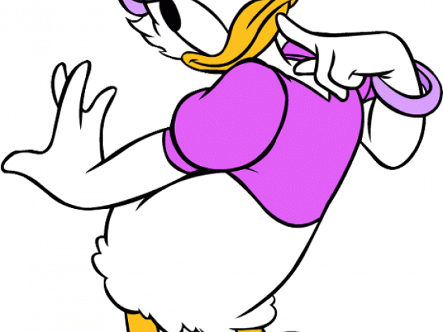 Daisy Clipart Donald Duck - Daisy Donald - Png Download (640x480), Png Download