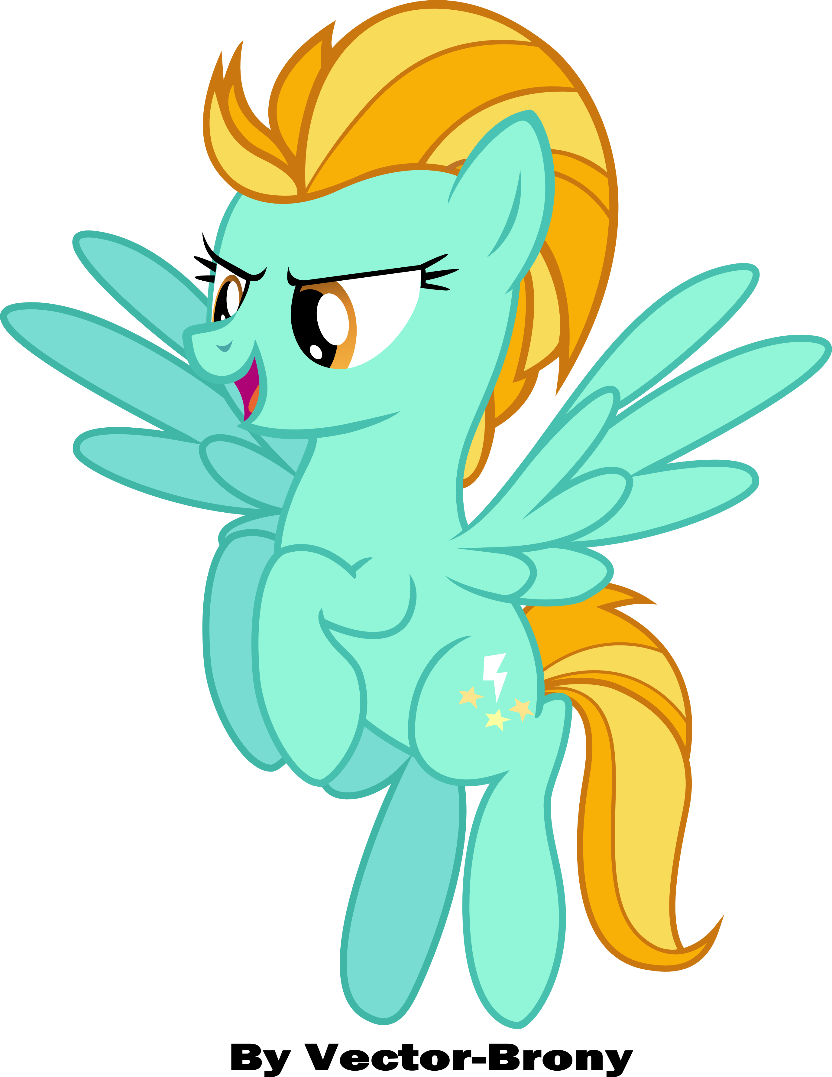 Banner Confident - My Little Pony Lighting Dust Clipart (2753x3561), Png Download