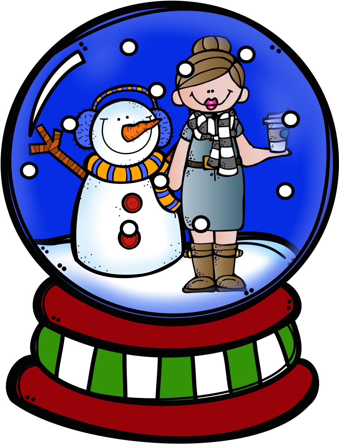 Bon Mois De Décembre À Tous Et À Toutes - Clip Art - Png Download (1408x1592), Png Download