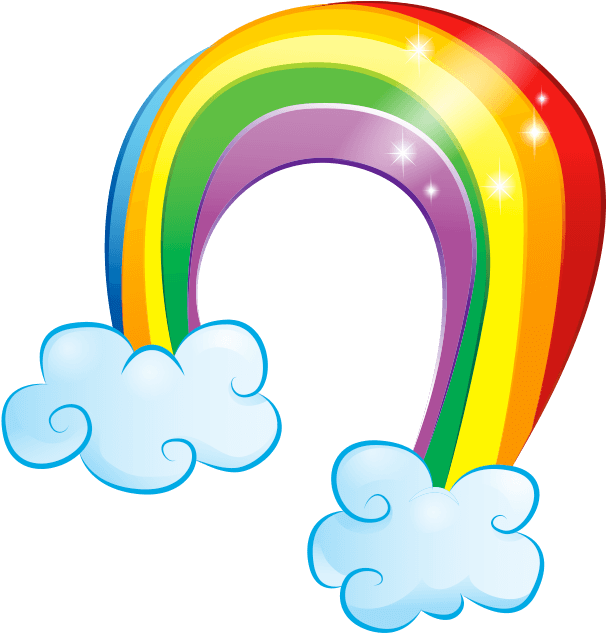 Download Magic Rainbow - Kids Stickers Transparent Clipart (#1240741