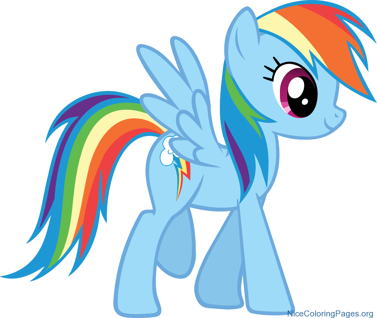 Rainbow Dash Clipart - Png Download (1200x1011), Png Download