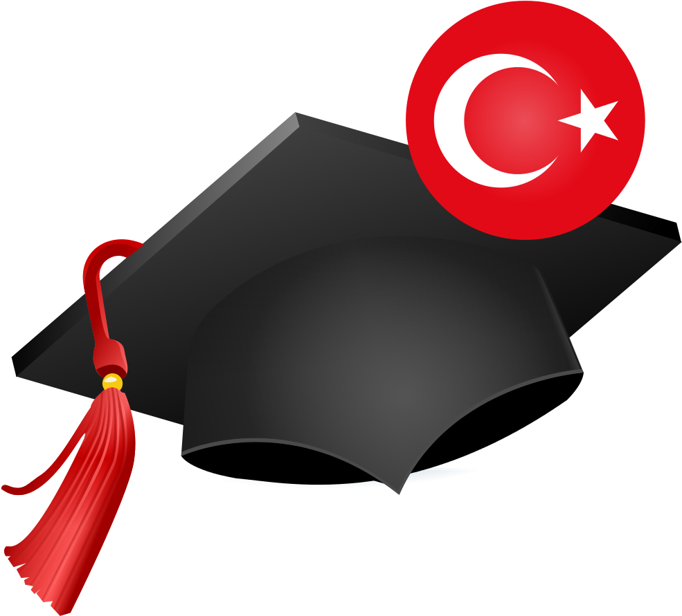 Graduation Hat With Turkish Flag - Class Of 2016 Graduation Png Clipart (768x768), Png Download