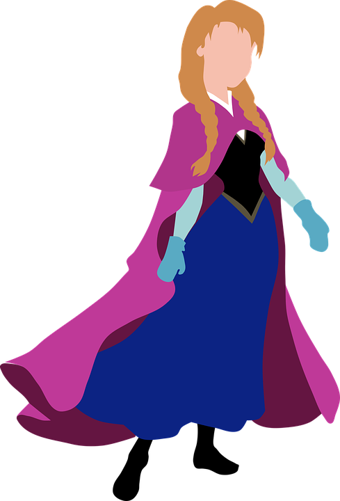 Disney Princesses Png 1, Buy Clip Art - Cong Chua Vector Transparent Png (489x720), Png Download