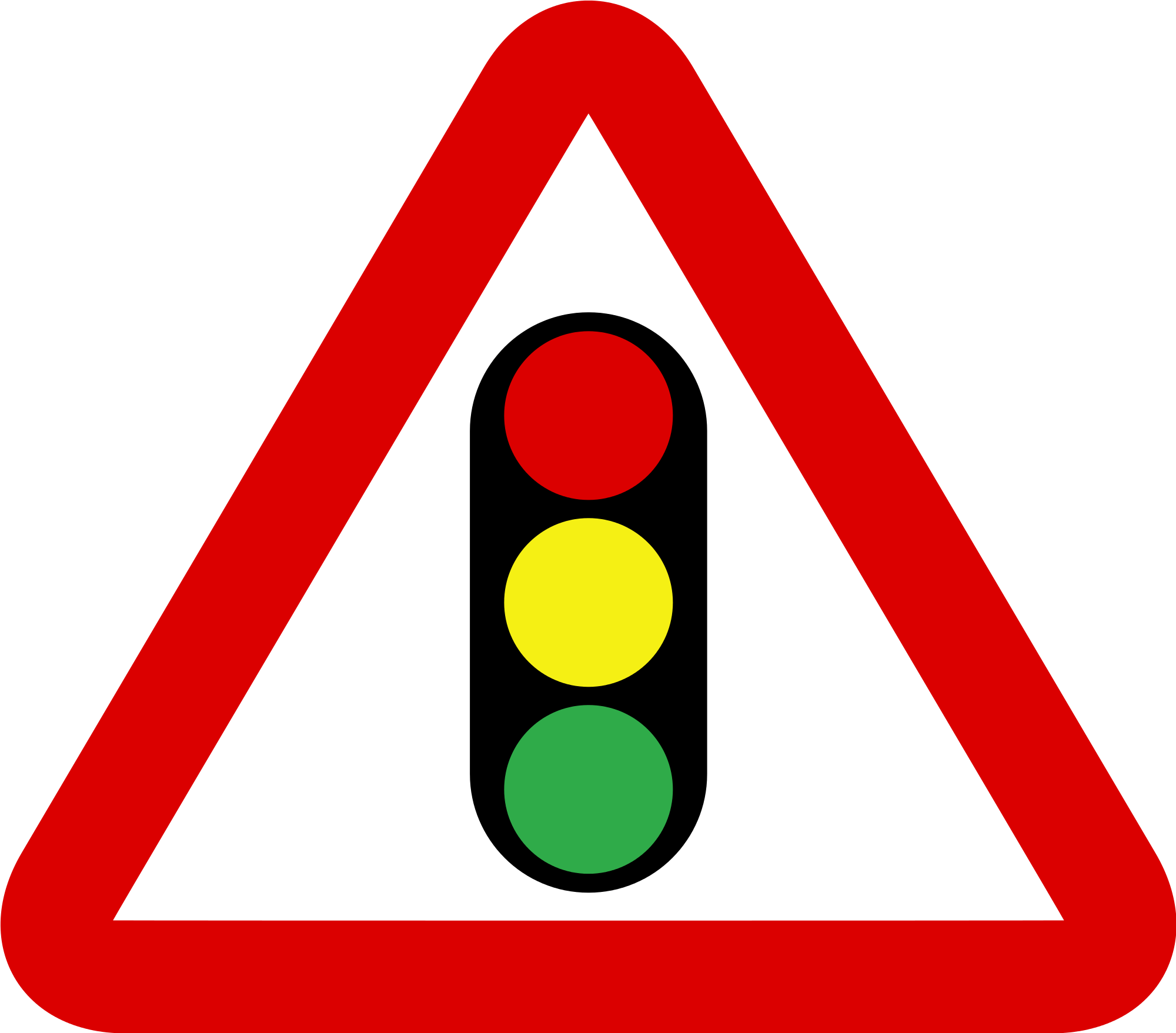 Pay Attention To The Signals In The Job Description - Traffic Light Sign Uk Clipart (2000x1757), Png Download