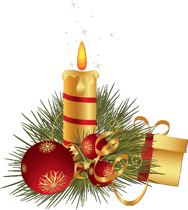 Dibujos Animados El Patito Feo Regalos De Navidad - Christmas Candles Ornament Png Clipart (600x671), Png Download