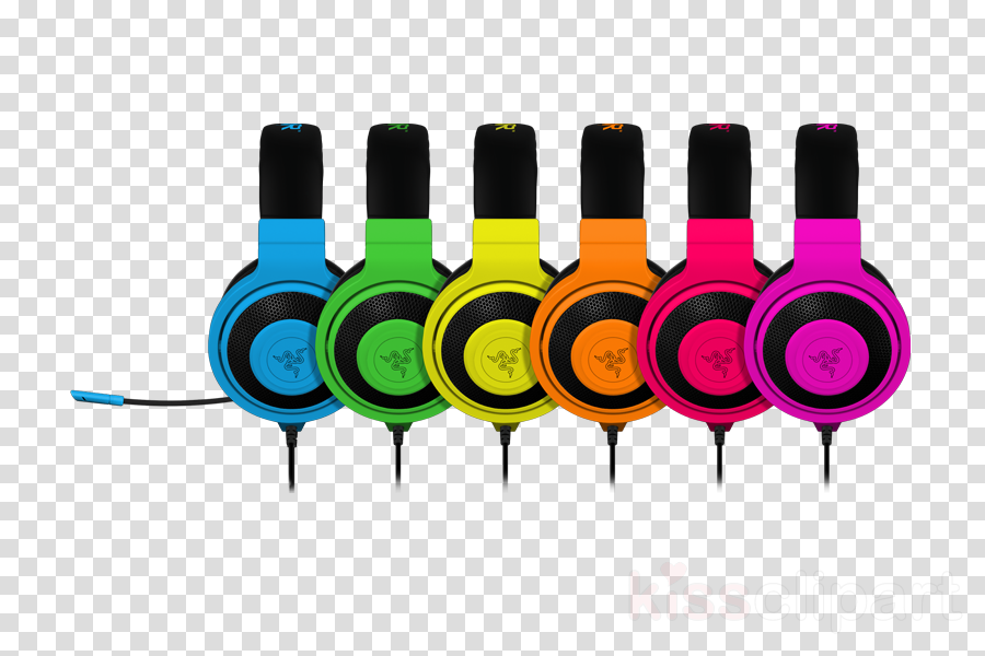 Download Razer Kraken Pro Neon Clipart Headset Headphones - Razer Kraken Mobile Gaming Headset (red) - Png Download (900x600), Png Download
