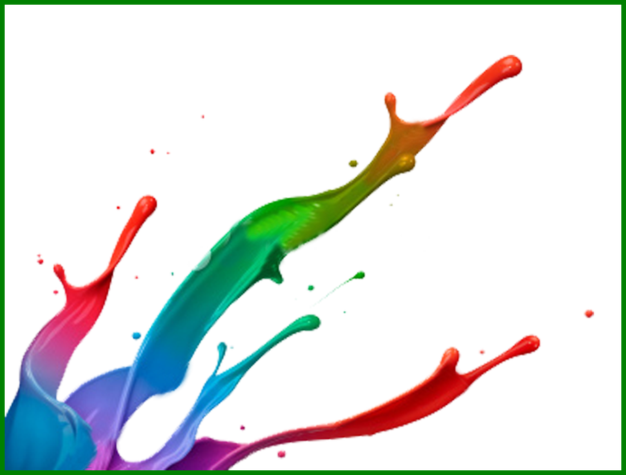 Clip Free Stock Paint Clipart Transparent - Colour Paint Splash Png (907x689), Png Download