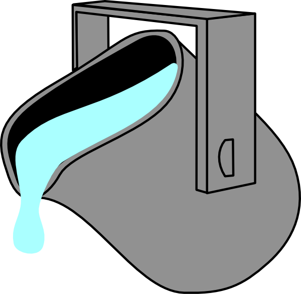 Drawing Of A Melting Pot Clipart (600x586), Png Download