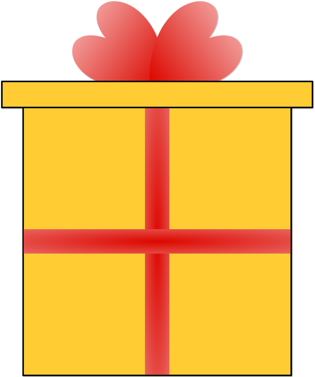 Collection Of Christmas Present Clipart - Christmas Box Illustration - Png Download (602x720), Png Download