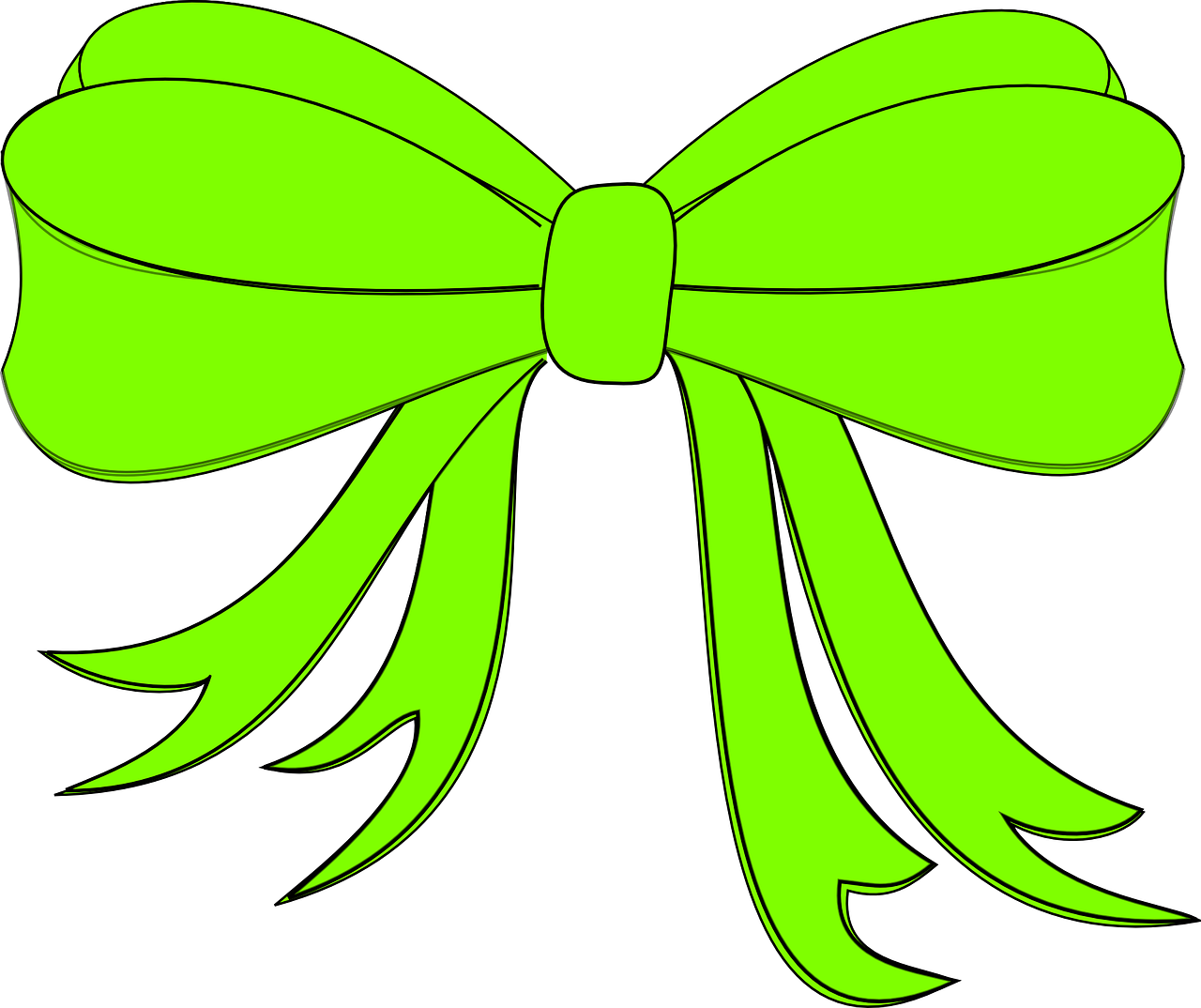 Collection Of Neon Ribbon Cliparts - Ribbon Clip Art - Png Download (857x720), Png Download