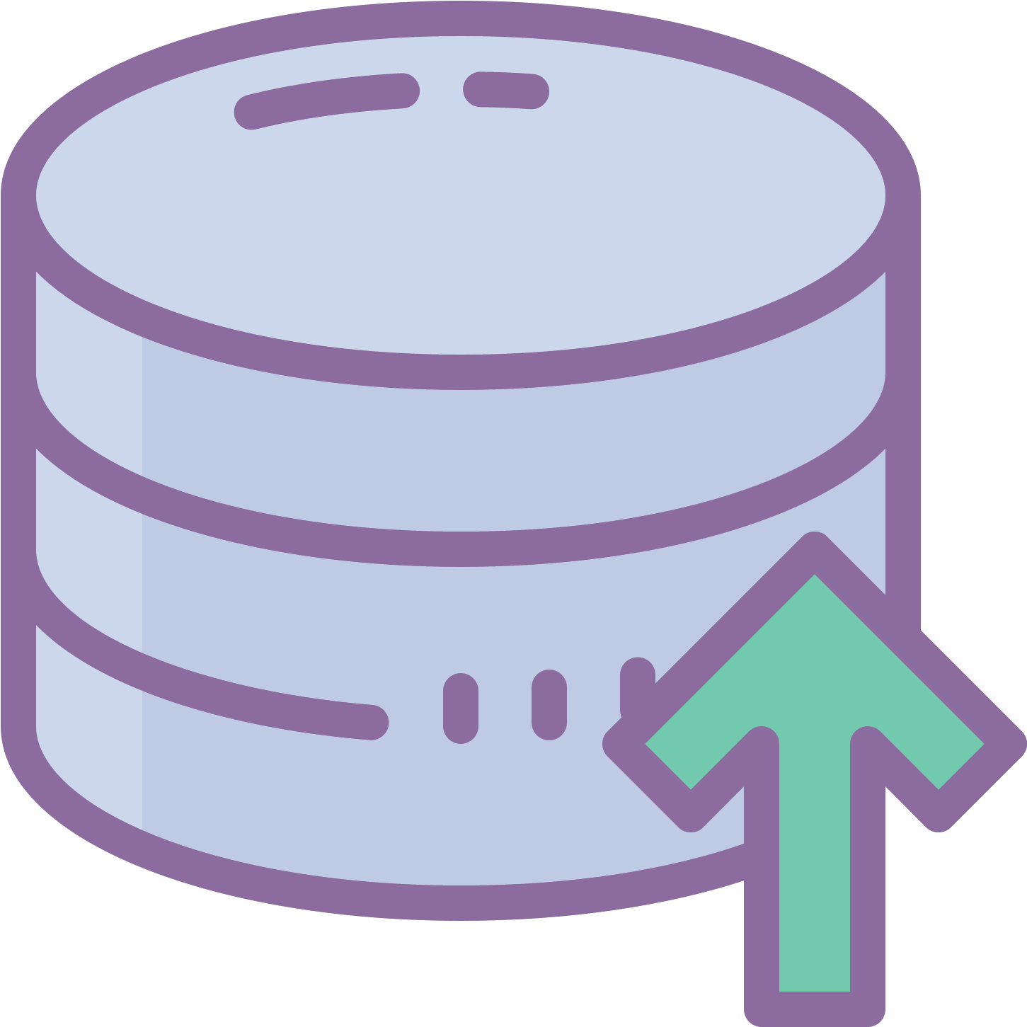 Database Restore Icon - Database Clipart (1600x1600), Png Download