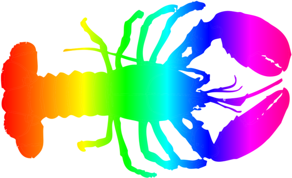 Click And Drag To Re-position The Image, If Desired - Lobster Silhouette Shower Curtain Clipart (600x600), Png Download