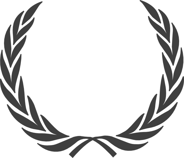 Graphic Royalty Free Download Gold Laurel Clip Art - Laurel Wreath Red - Png Download (600x517), Png Download