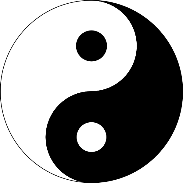 Yin And Yang Clipart (600x600), Png Download