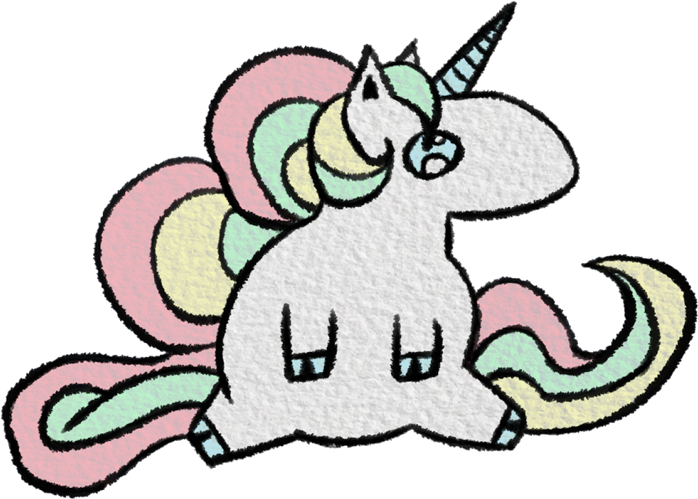 I Made A New Sticker Pack And A Design With The Unicorn - Cartoon Clipart (1440x1600), Png Download