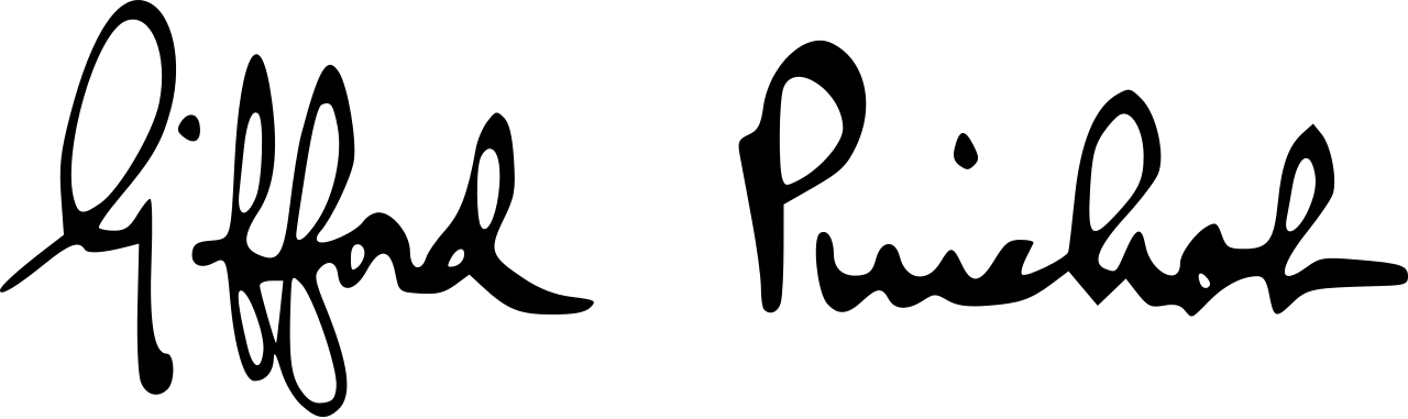 File - Giffordpinchot - Svg - Signature Clipart (1280x381), Png Download