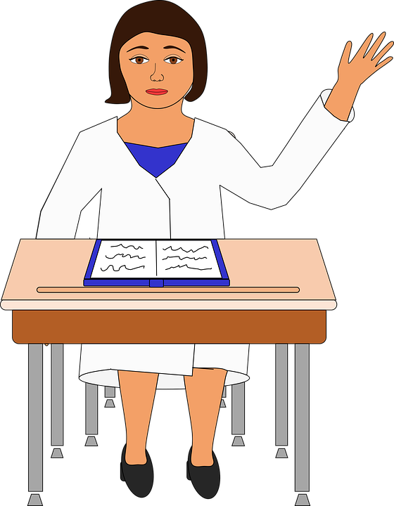 Boy Desk Cliparts 18, Buy Clip Art - Person In School Desk - Png Download (560x720), Png Download