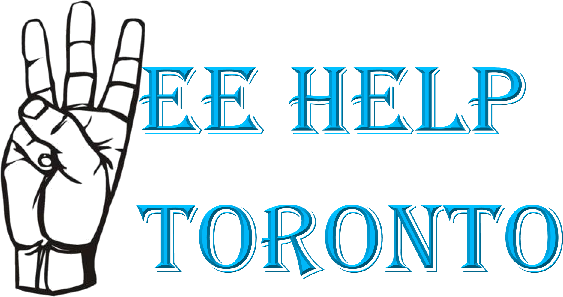 Weehelp Toronto - Letter I Sign Language Worksheet Clipart (2269x1075), Png Download