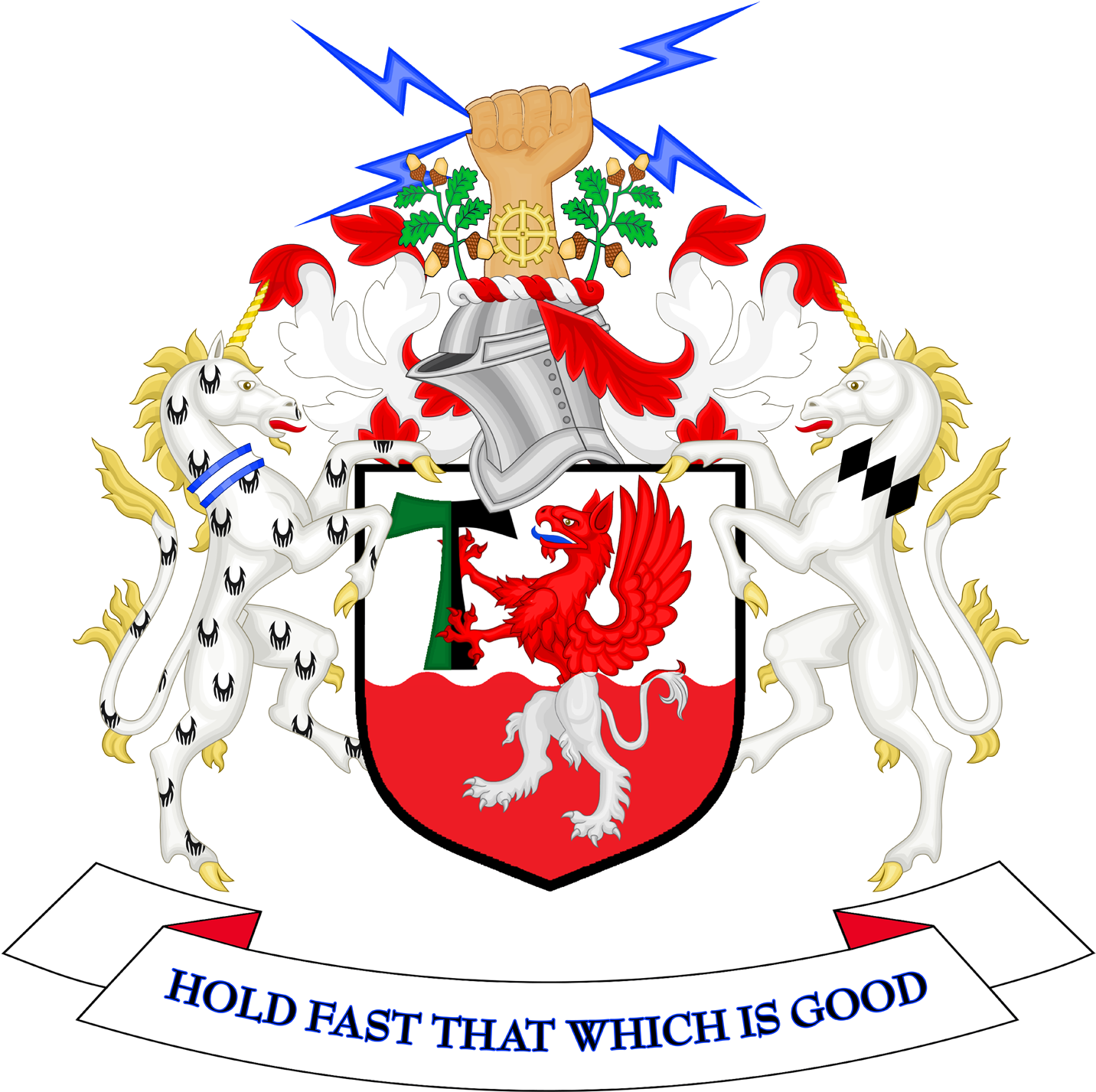 Trafford Coat Of Arms Clipart (1500x1526), Png Download