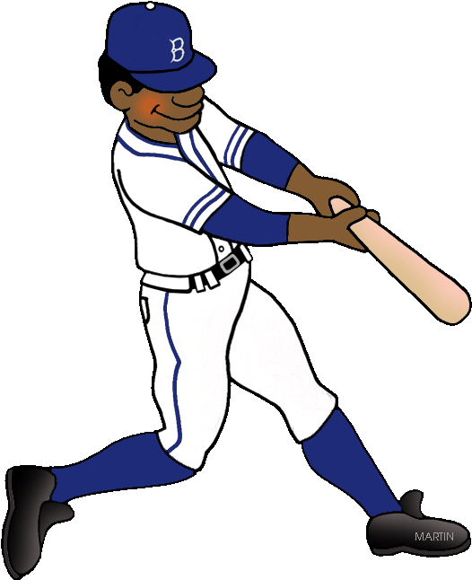 Best Baseball Clip Art Images Black - Jackie Robinson Drawing Easy - Png Download (552x652), Png Download