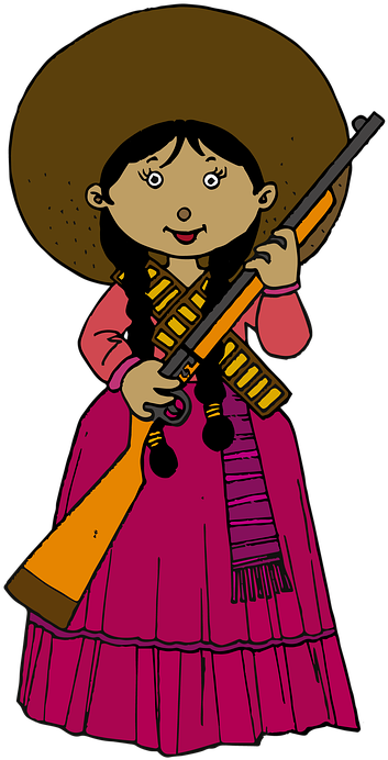 Hispanic Cowboy Cliparts 25, Buy Clip Art - Revolucion Mexicana Imagenes Png Transparent Png (527x720), Png Download