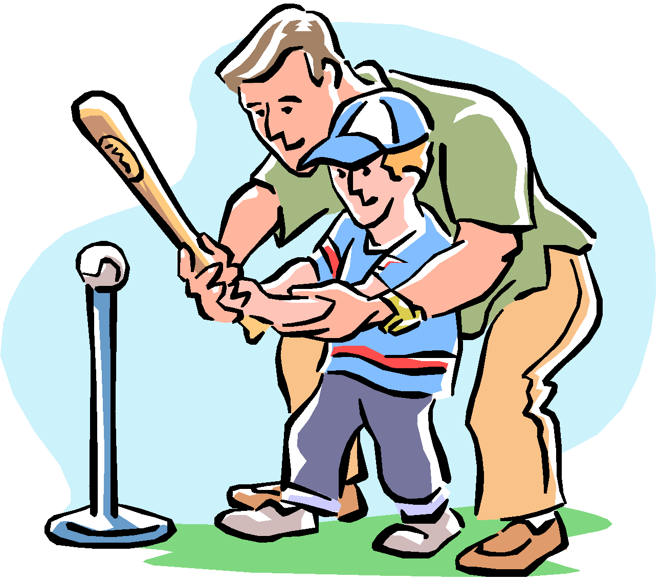 53 Diego Clipart Clipart Fans - Father Teaching Son Clipart - Png Download (1282x1121), Png Download