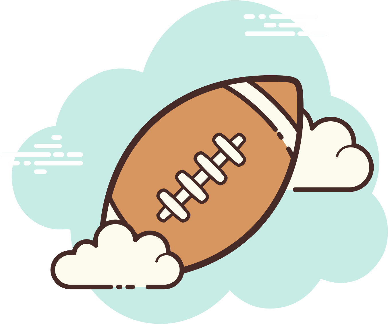 American Football Ball Icon - Hotel Key Icon Clipart (1600x1600), Png Download