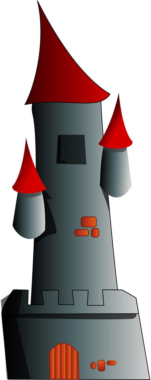 Castle Clip Art - Png Download (640x1280), Png Download