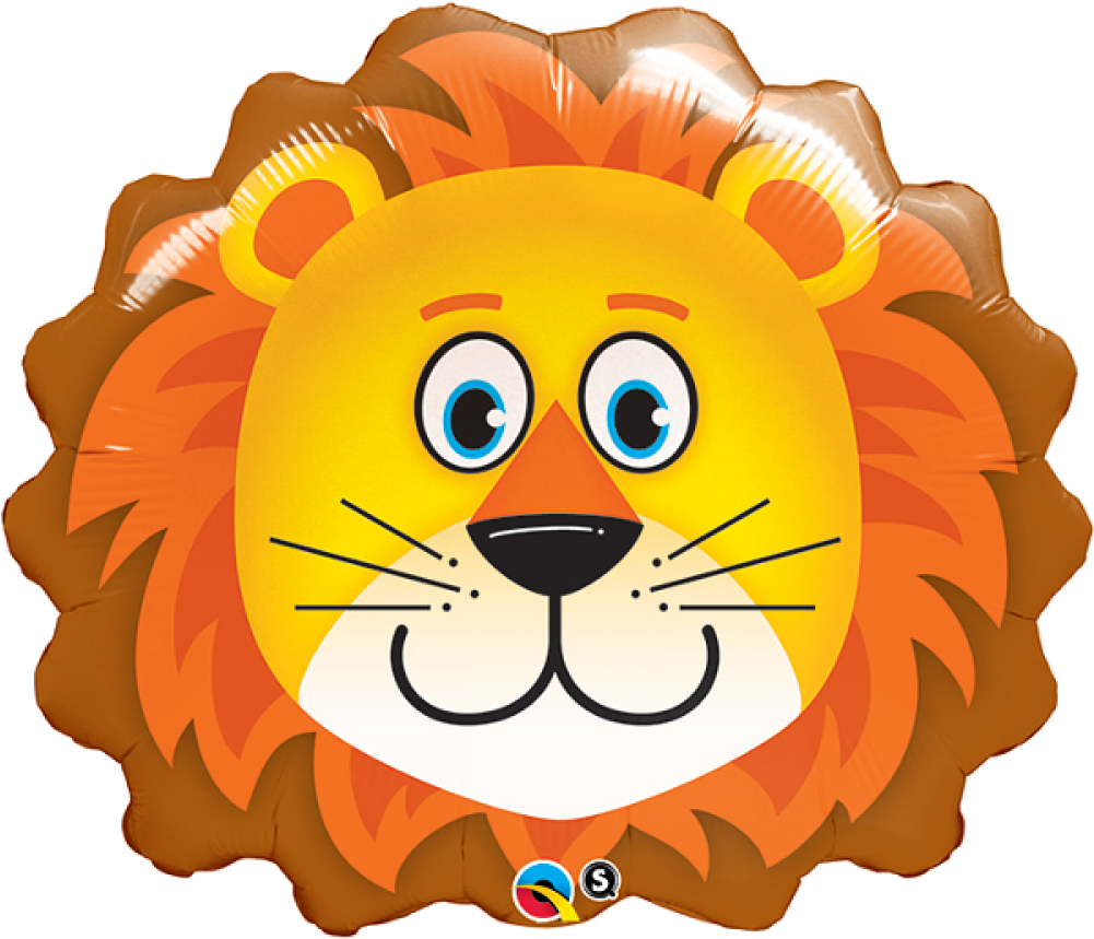 Lion Balloon Clipart (1000x1000), Png Download