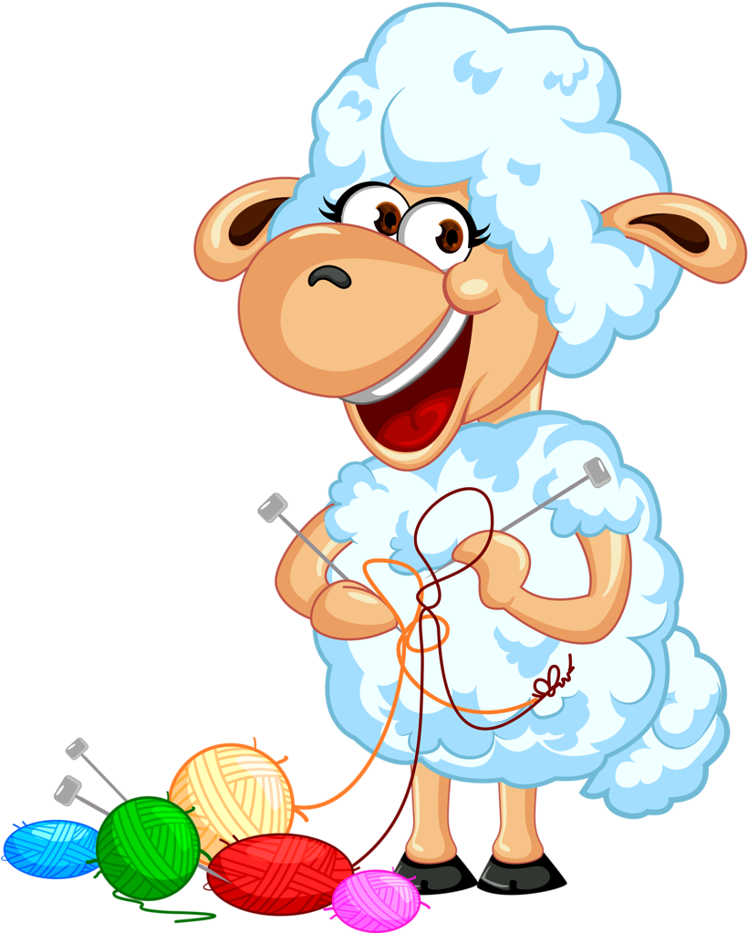 2015 Happy New Year Goats Cartoon Template Vector [преобразованный] - Sheep Clipart (831x1024), Png Download