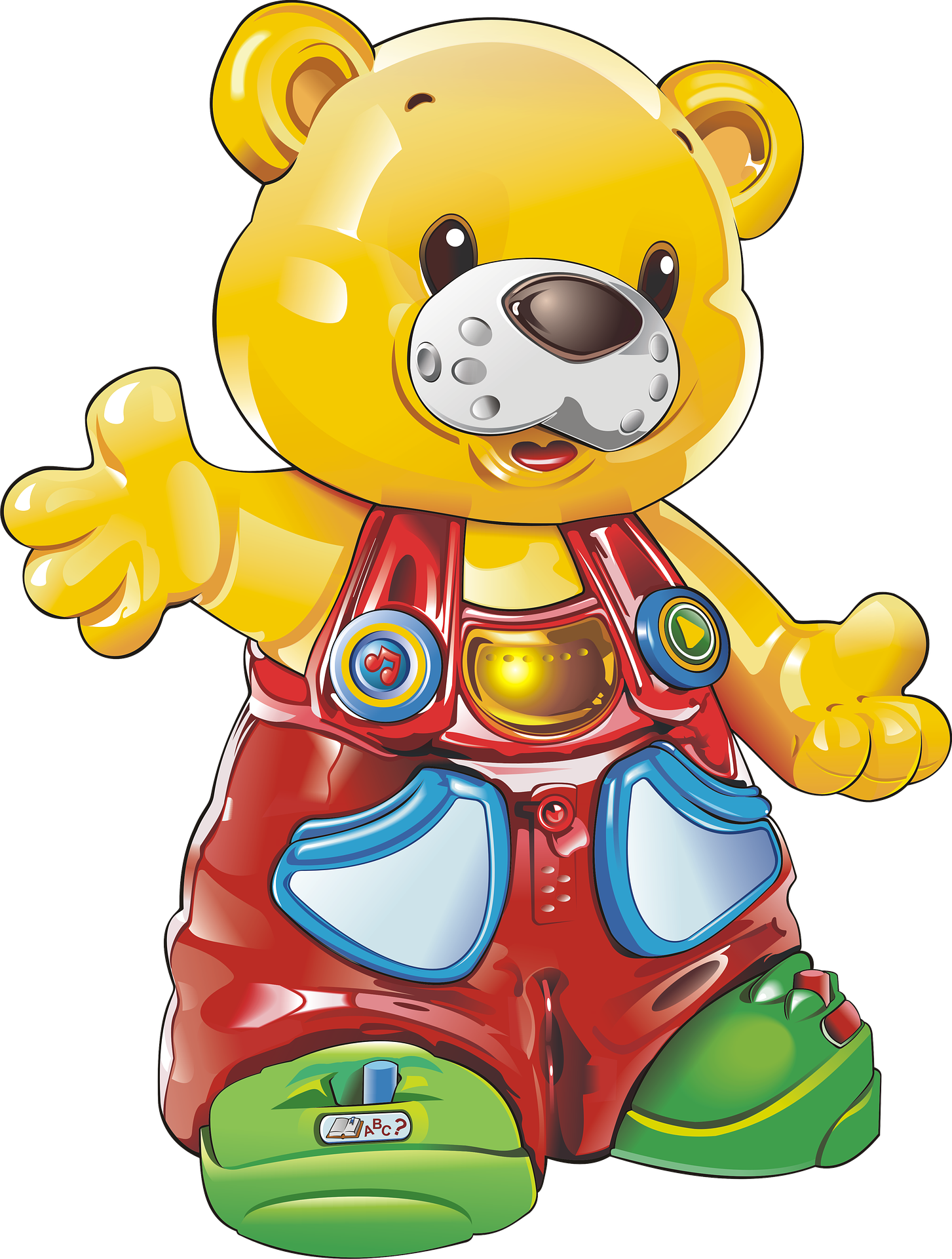 #teddy #teddybär #kuscheltier #hallo #gutenmorgen #wochenende - Clementoni 69322.1 - My Story Tom Clipart (1453x1920), Png Download