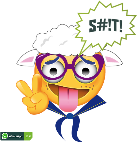 Cooles Emoji Mit Peace-zeichen Und Damenbrille - Emoticon Clipart (1200x628), Png Download