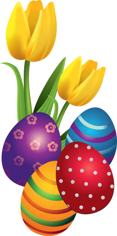 Фото, Автор Soloveika На Яндекс - Пасхальные Яйца На Прозрачном Фоне Clipart (398x800), Png Download