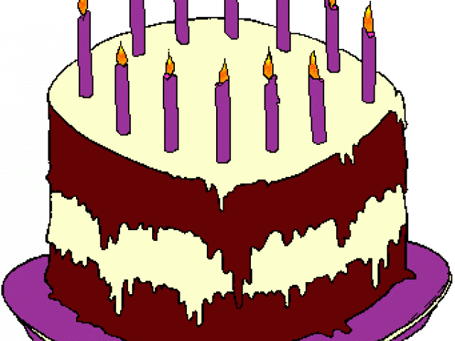 Birthday Cake Clipart December - Birthday - Png Download (640x480), Png Download