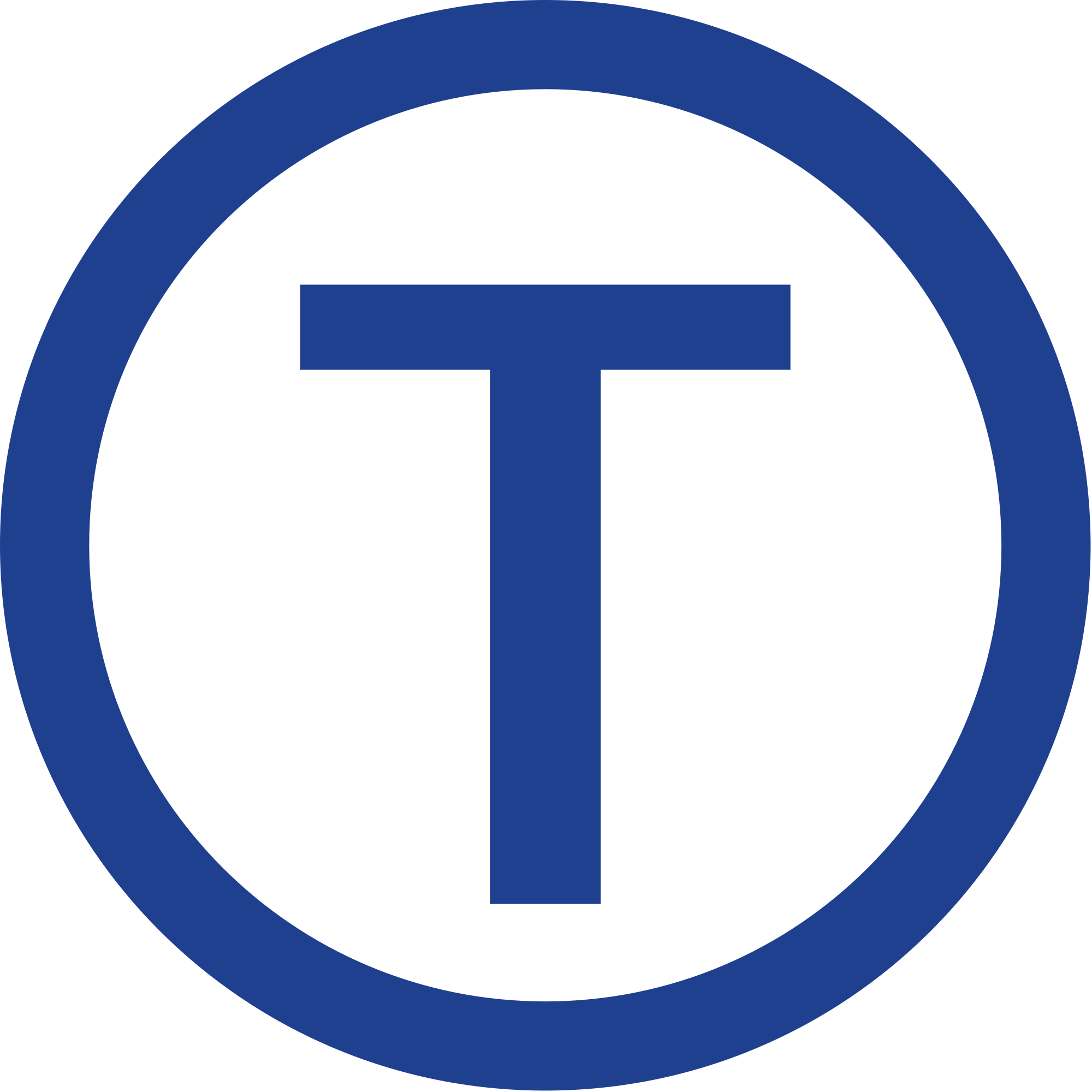 Oslo T-bane Logo - Logo Tramway Clipart (2000x2000), Png Download