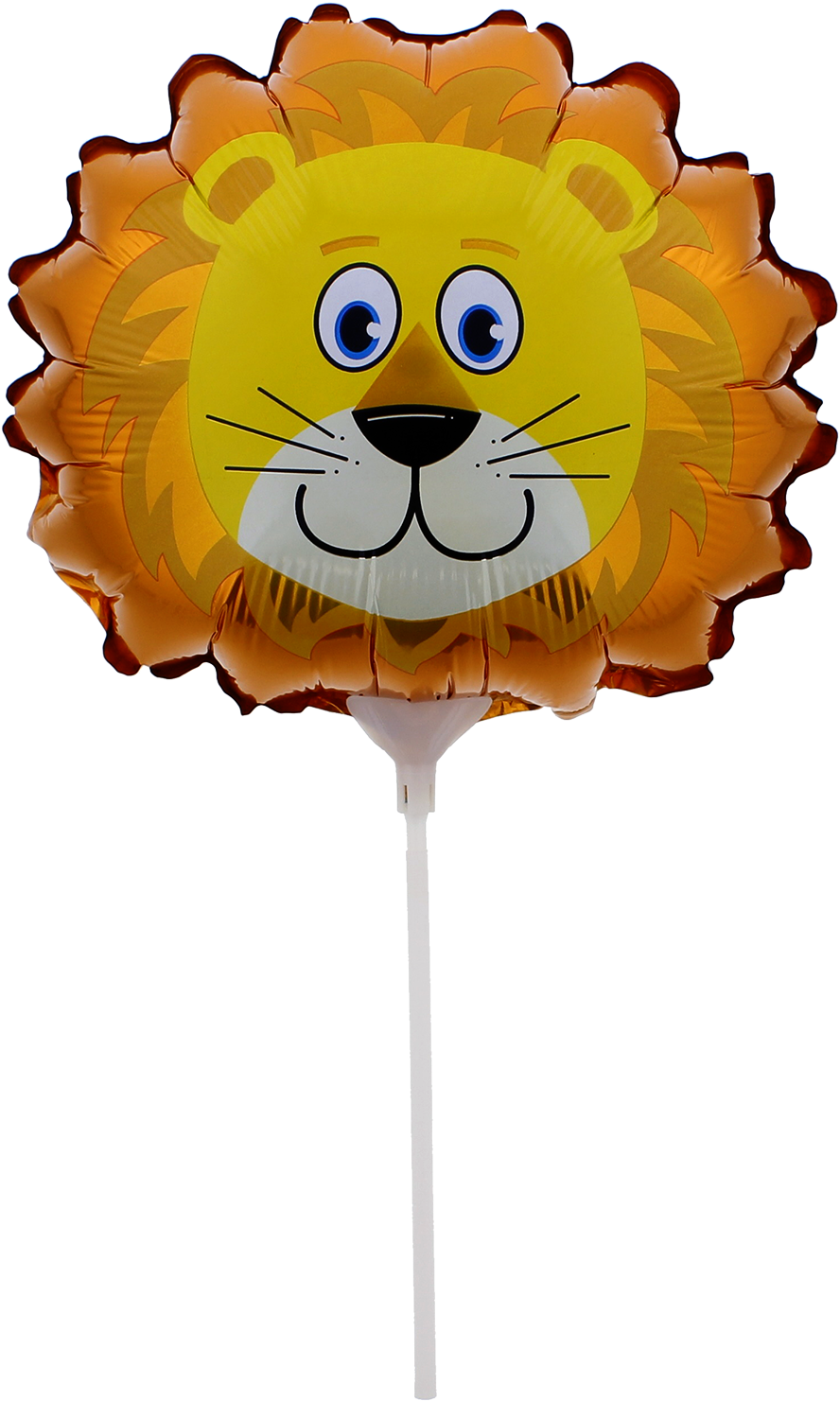 30" Lovable Lion Balloon - Mylar Balloons Foil Clipart (1500x1500), Png Download