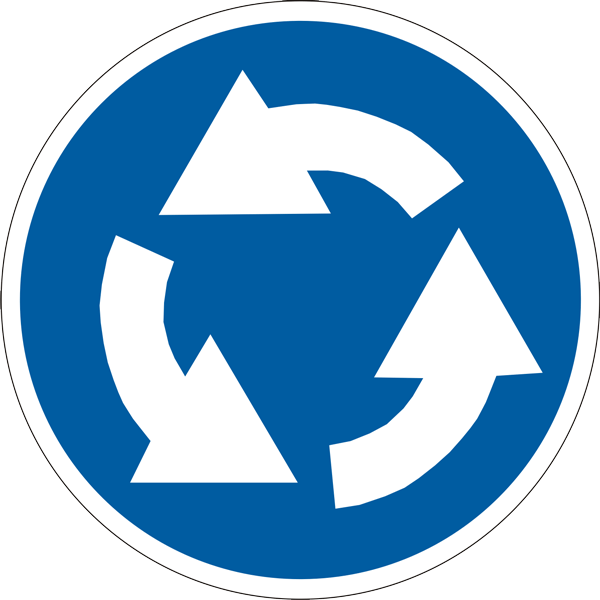 Ukraine Road Sign - Señal Orden Clipart (600x600), Png Download